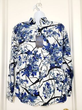 Floral Long-Sleeve Men's Shirt